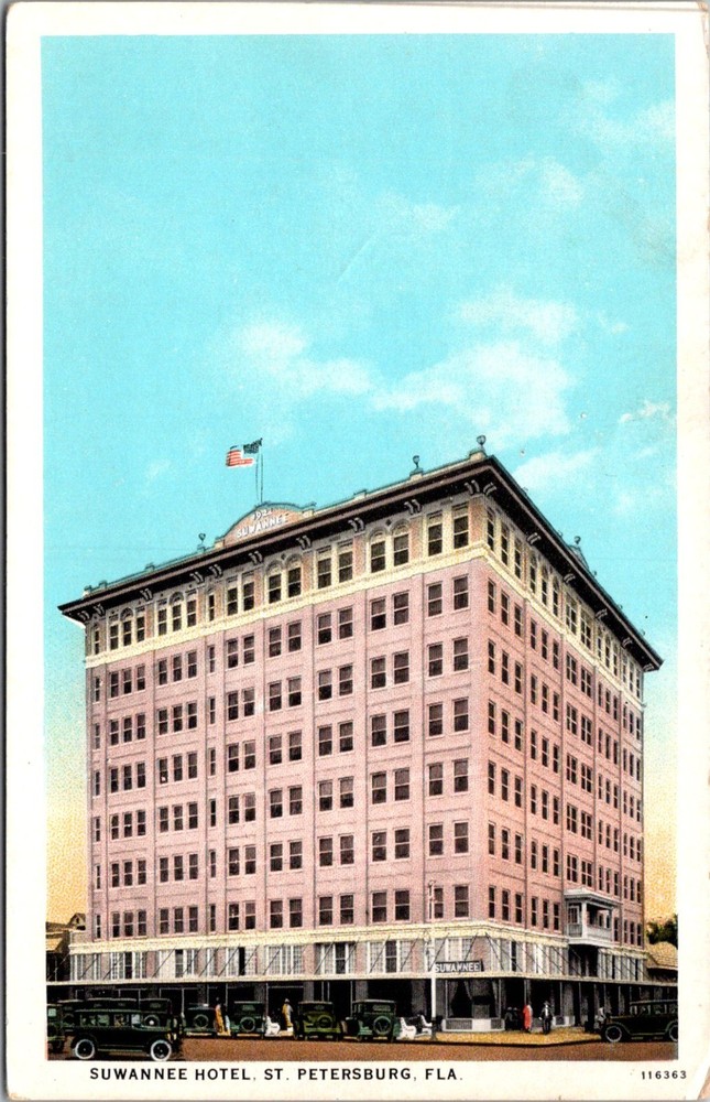 St. Petersburg, FL-Florida, Suwannee Hotel Vintage Postcard