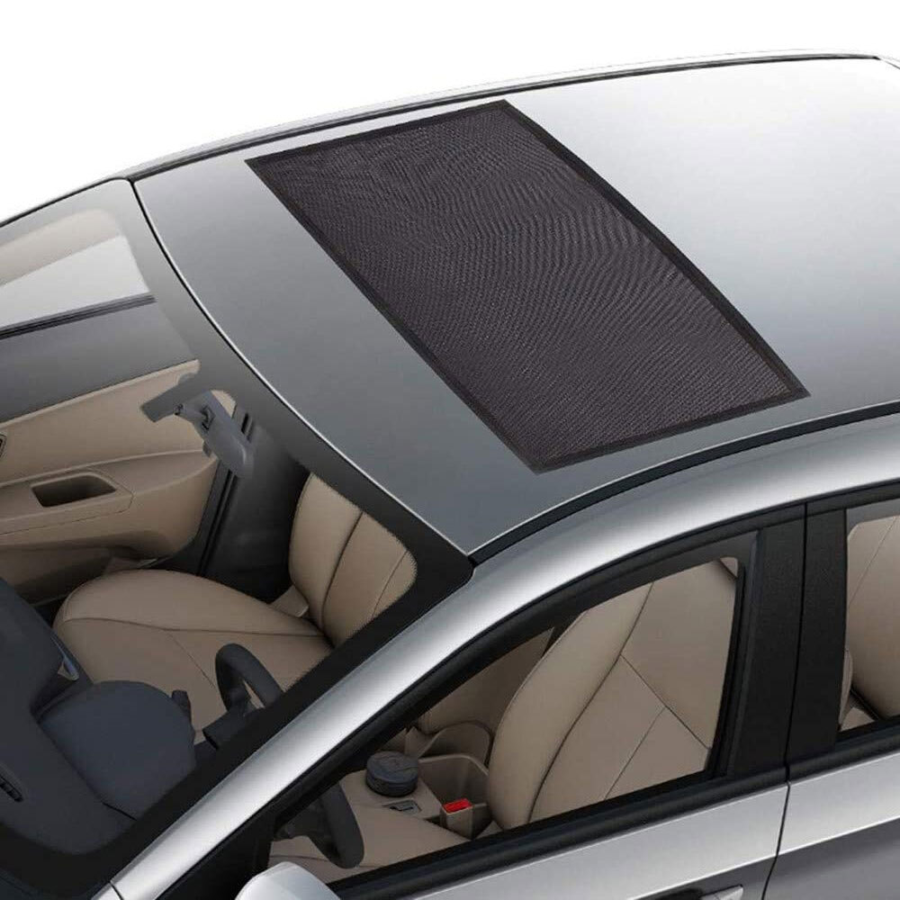 Magnetic Car Accessories Moonroof Mesh Sun Shade Cover Protector 95x55cm