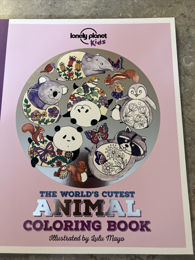 The World's Cutest Animal Coloring Book (Paperback)