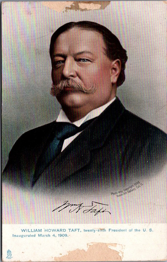 William Howard Taft President Postcard 1908 Tuck's Presidents Series