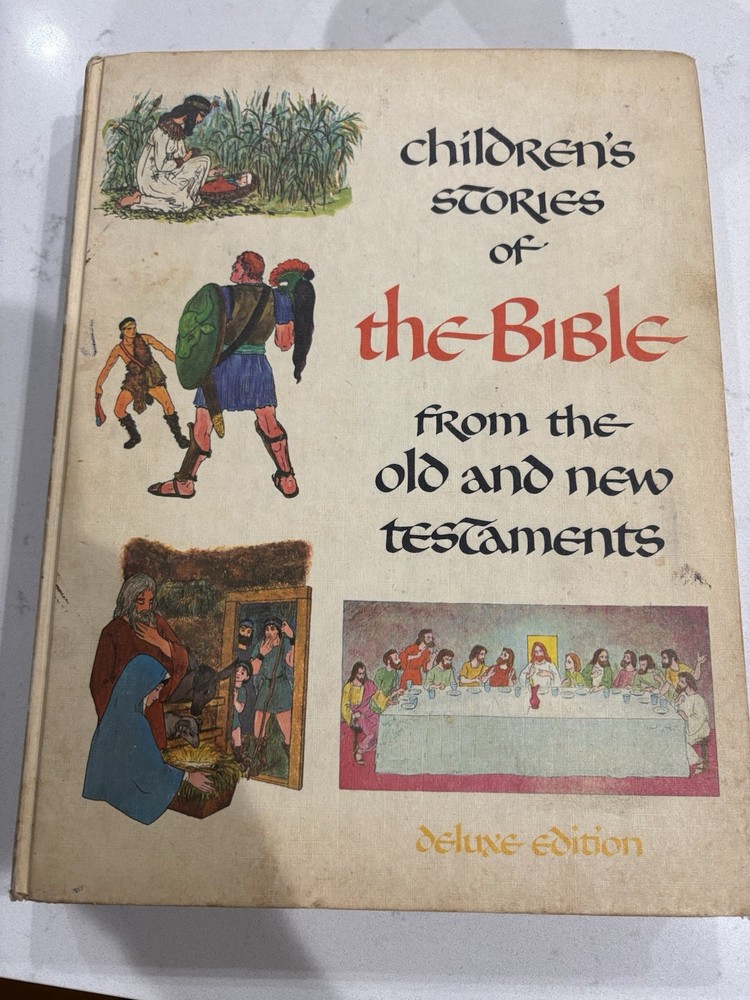 Vintage Children's Stories of the Bible Old & New Testaments Deluxe Edition 1968