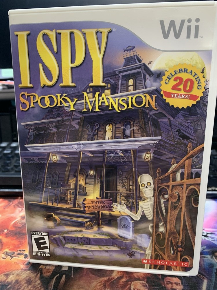 I Spy: Spooky Mansion Nintendo Wii Video Game Complete W/ Manual CIB Rated E
