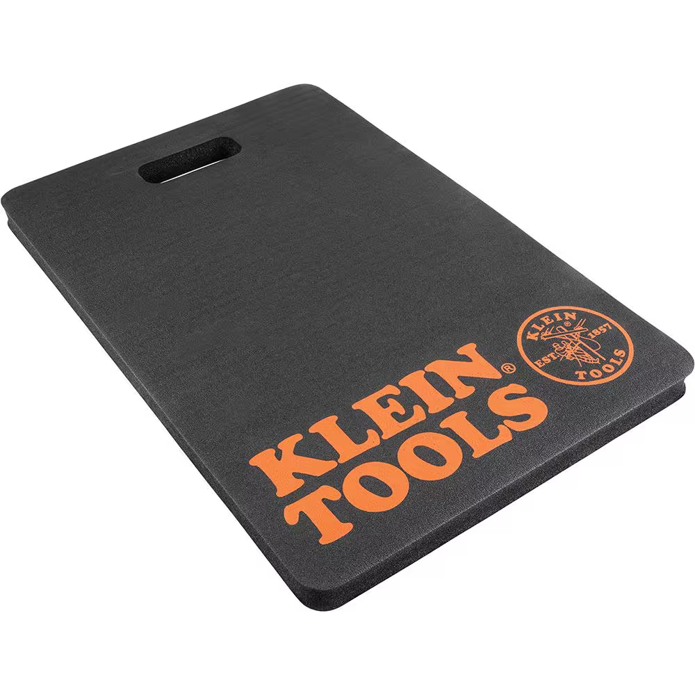 Klein Tools Tradesman Pro Kneeling Pad Black Non Slip Foam Oil & Water Resistant