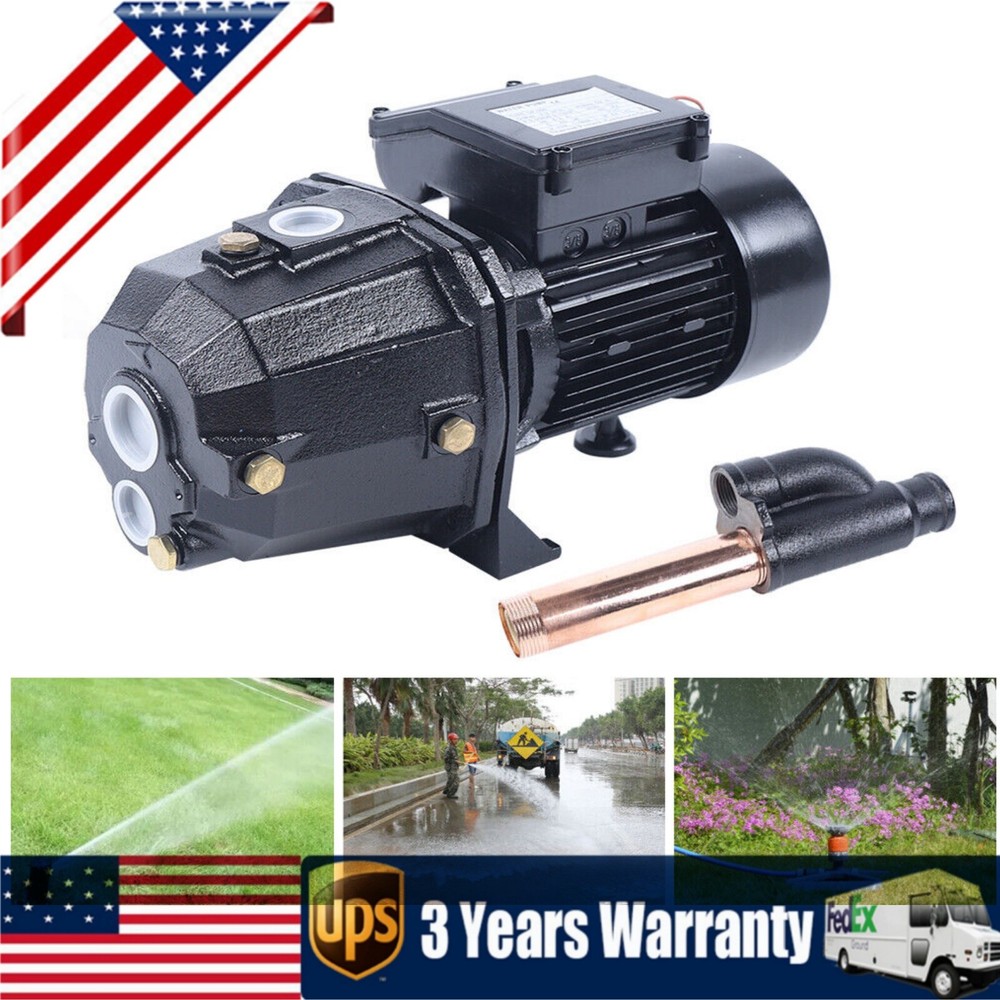 1Hp Shallow Well Jet Pump Homes Supply Water Well Jet Pump with Pressure Switch
