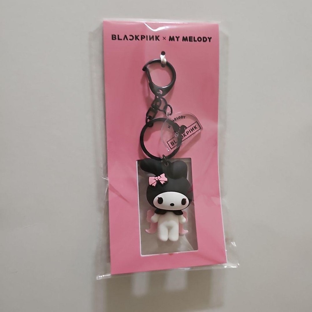 BLACKPINK x My Melody 3D Rubber Key Ring Sanrio Tokyo Tour Japan NEW JP