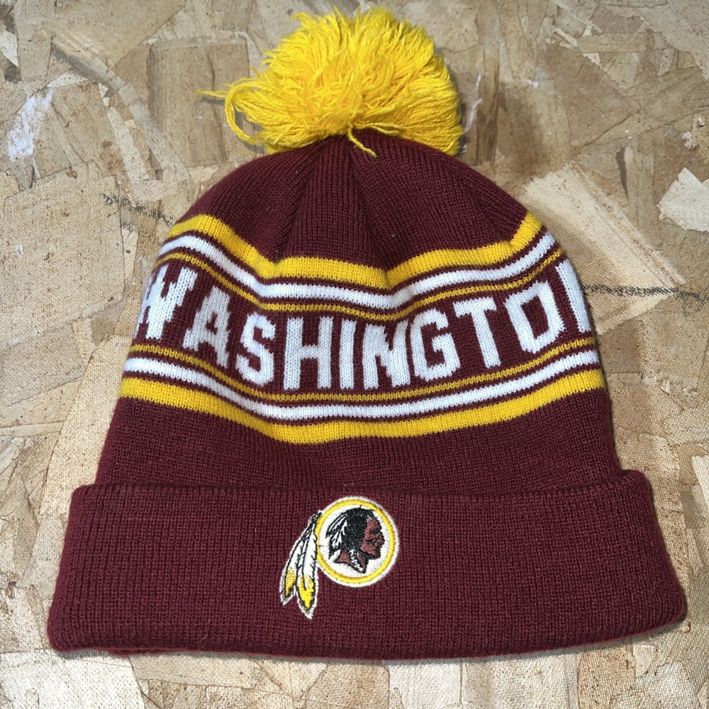 NFL Team Apparel Washington Redskins Sport Knit Beanie Cold Weather Hat unisex