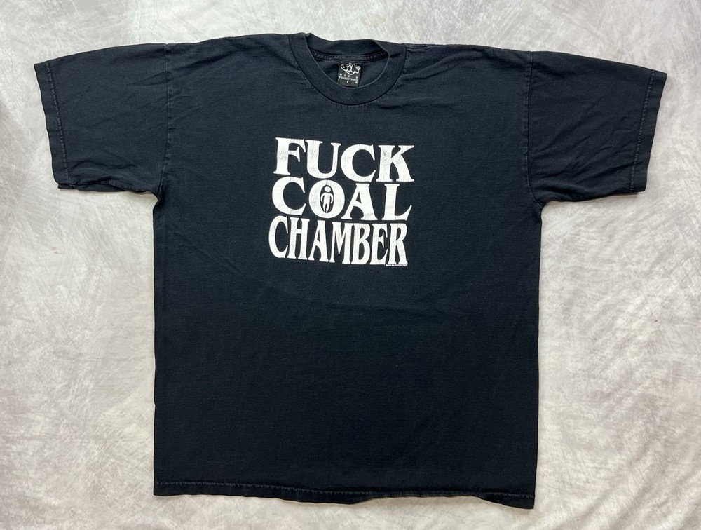 Vintage 1999 F#*k Coal Chamber Chamber Shirt Size L