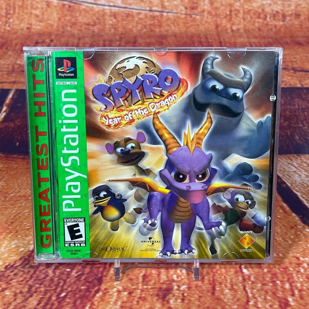 Spyro: Year of the Dragon (PlayStation 1, Greatest Hits)