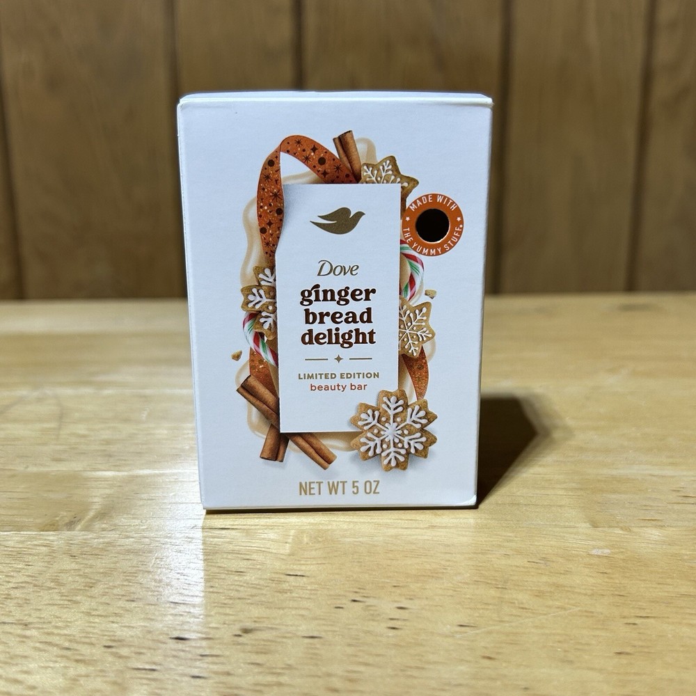 Dove Beauty Bar Gingerbread Delight Limited Edition Holiday Soap 5 oz New