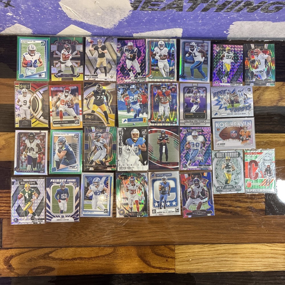 30 Card NFL Lot! Rookies,Paralells,Inserts Donruss/Optic + Topps Chrome!