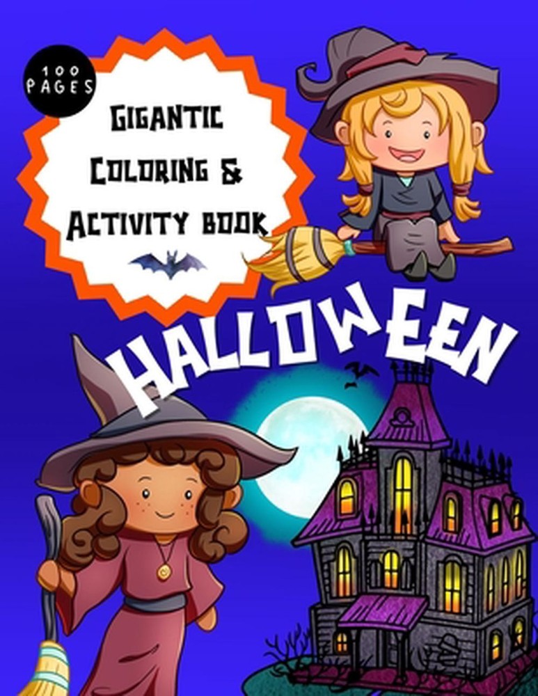 Gigantic Halloween Activity and Coloring Book for Children by Holiday Momma Pape