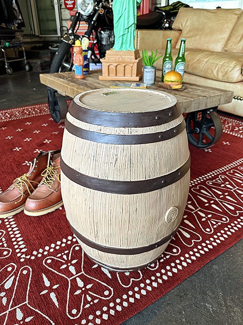 Wooden Barrel Chair Wine Stool by Ysne American Goods 1617