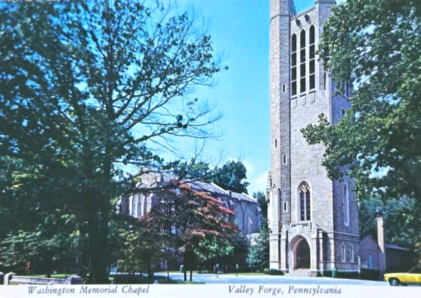 1950s Valley Forge Pennsylvania Washington Memorial Chapel Postcard