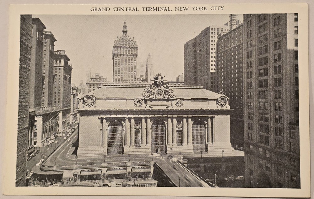 Grand Central Terminal NYC Vintage Postcard Unposted