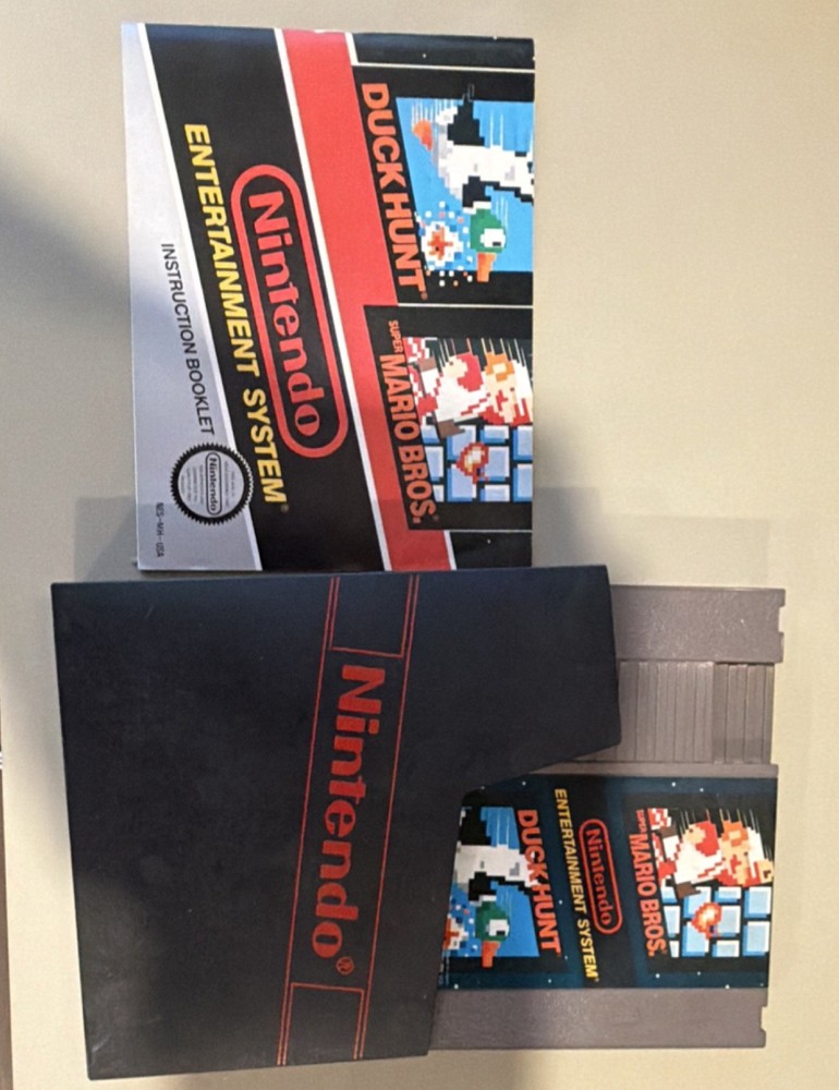 Nintendo NES Super Mario Bros. / Duck Hunt NTSC-U/C Manual Included