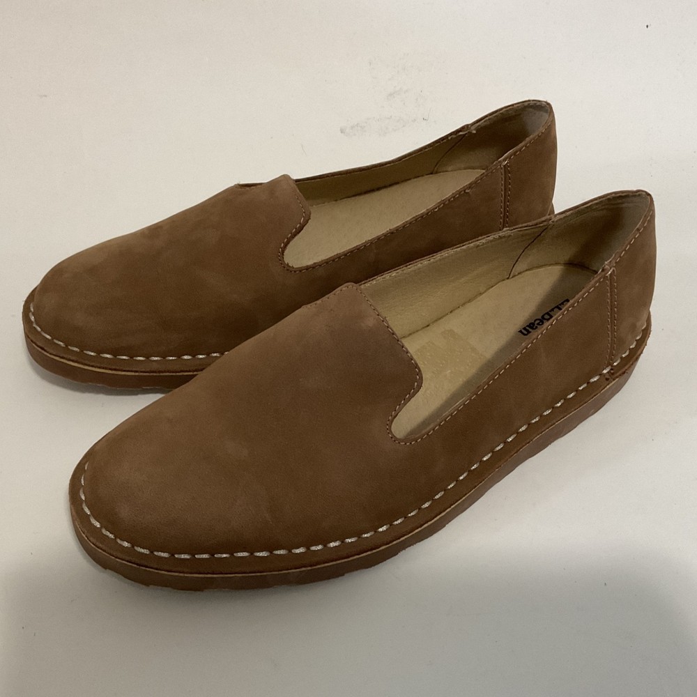 Womens LL Bean Stonington Nubuck Slip-on Loafer, Size 10, Preppy,Classic,Quality