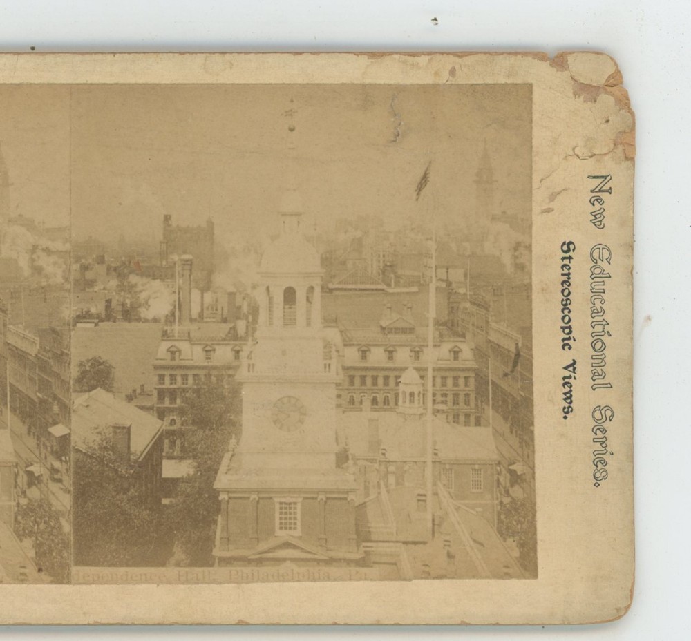 Independence Hall Philadelphia PA Pennsylvania Stereoview