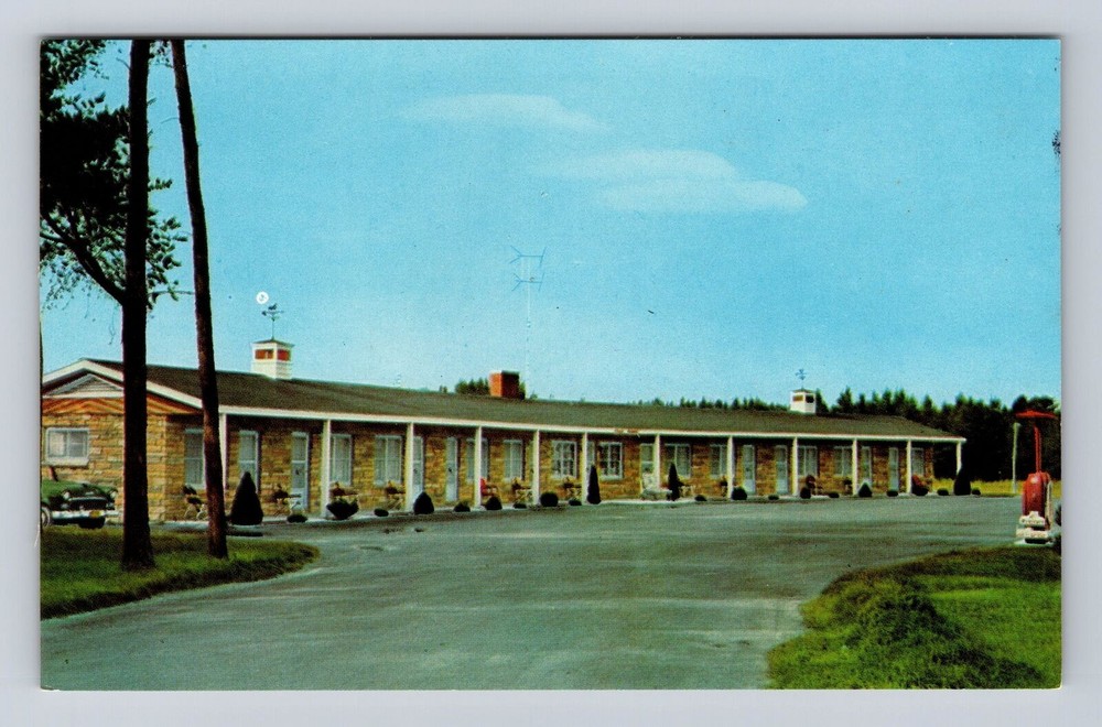 Pembine WI-Wisconsin, Grand Motel, Advertising, Antique Vintage Postcard