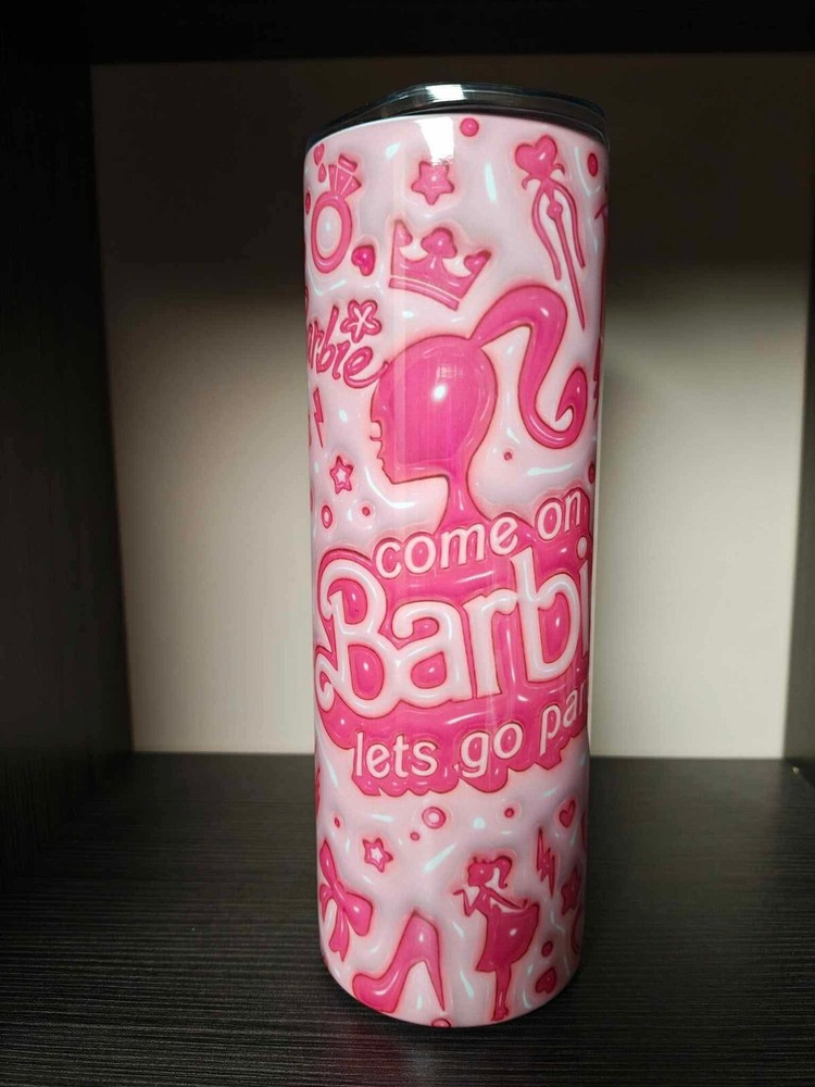 20oz Tumbler | Skinny | Straight | Sublimation | Barbie