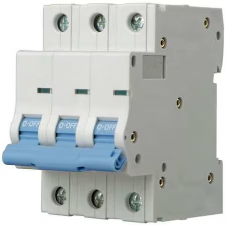 Dayton 5Zvg2 Circuit Breaker, Ndb2-63 D32/3 Series, 32A, 3 Pole, 480V Ac, 7.5KaFree Shipping on orders over $75