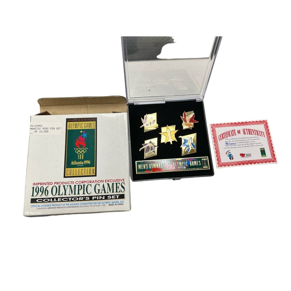 1996 Atlanta Official Olympic Games Collectors Pin Set Official Licensed Product