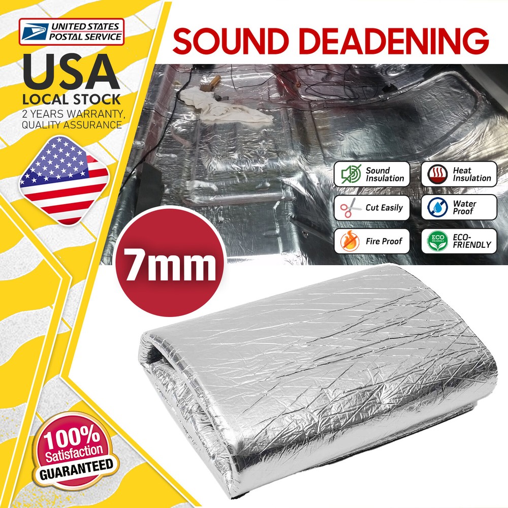 Vehicle Noise Isolation 22 Sqft Sound Deadening Mat for 39