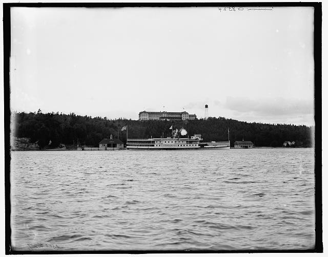 Photo:Bluff Point NY Hotel Champlain Lake View 1900s Steamboat Waterfront