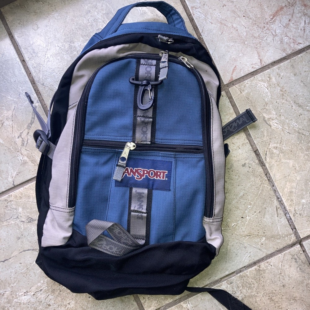 Jansport Cordillera Hiking Outdoors Backpack Blue / Black