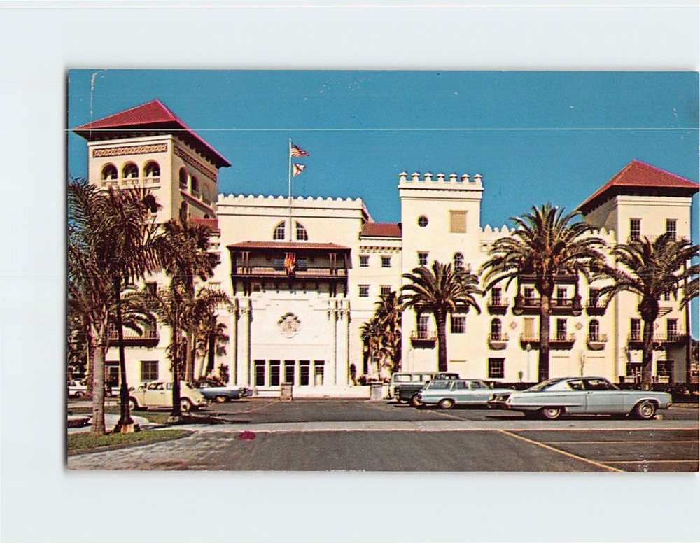 Postcard The New Saint John's County Court House St. Augustine Florida USA