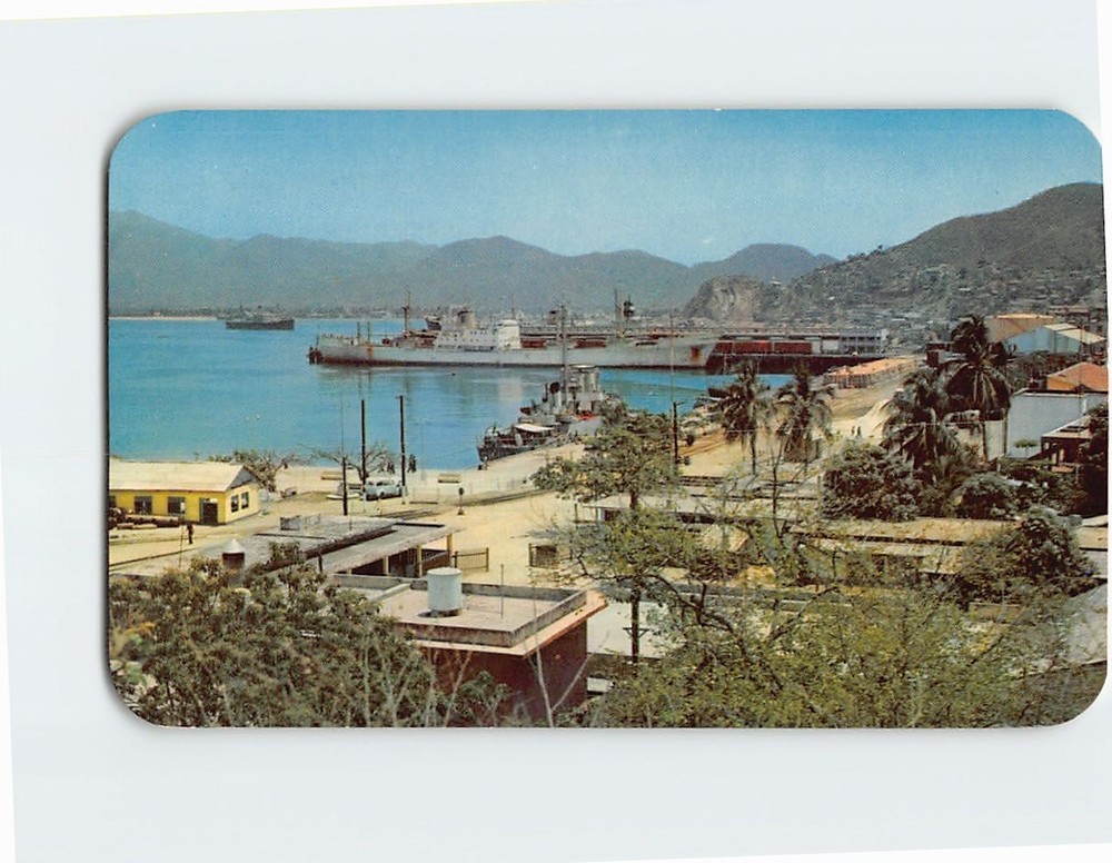 Postcard The West Coast Port of Manzanillo Colima Mexico North America