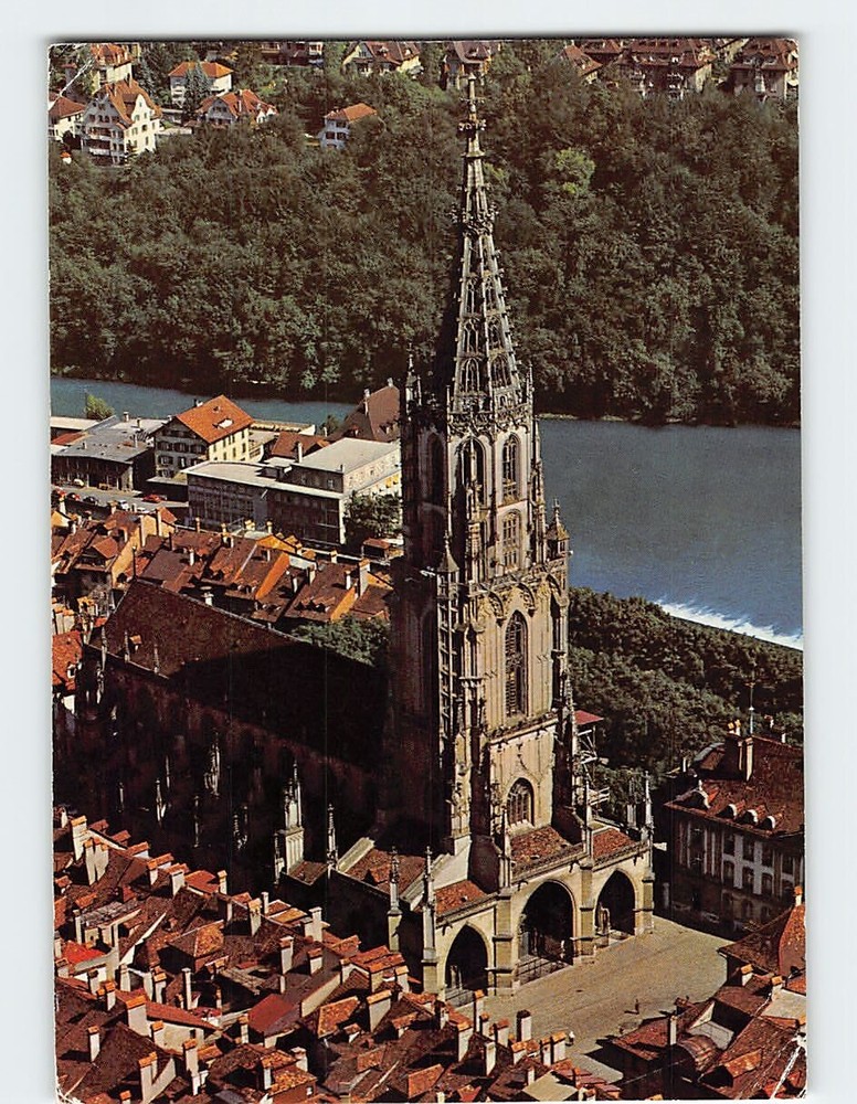 Postcard The Cathedral Bern Switzerland