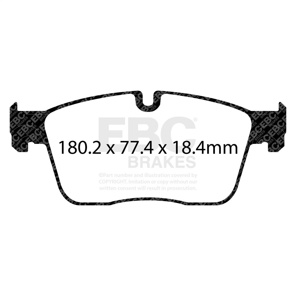 EBC Brakes DP22253 Greenstuff 2000 Series Sport Brake Pads
