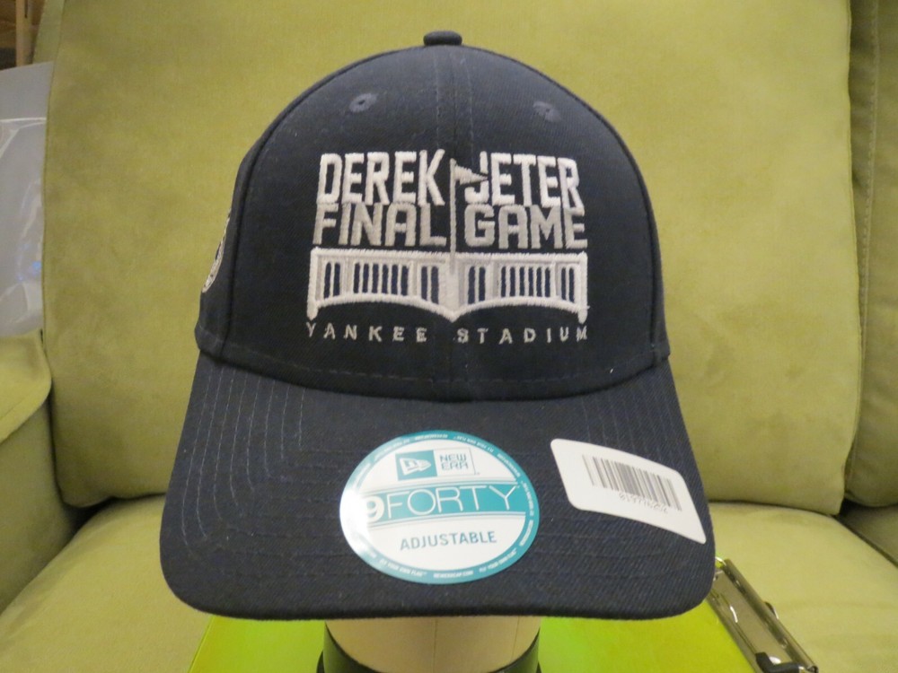 New Era NY Yankees Jeter's Final Game Adjustable Hat, Official Hat from the Game