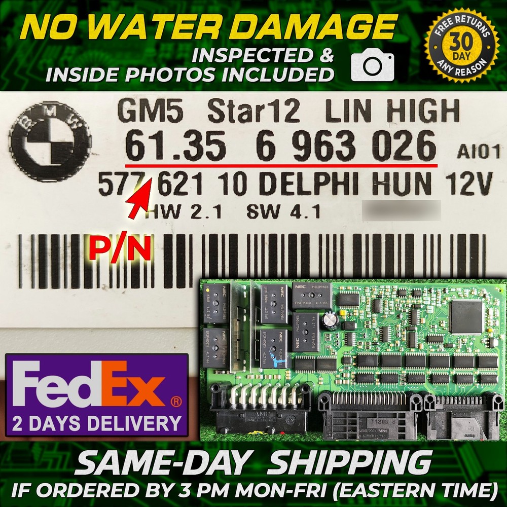 ✅ BCM BCU 05-06 BMW X3 E83 325i 330i E46 Body Control Module GM5 Star12 Unit OEM