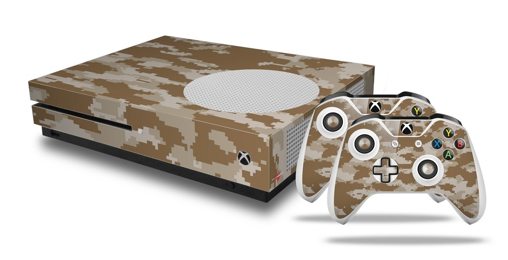 Skin XBOX One S Console Controller WraptorCamo Digital Camo Desert