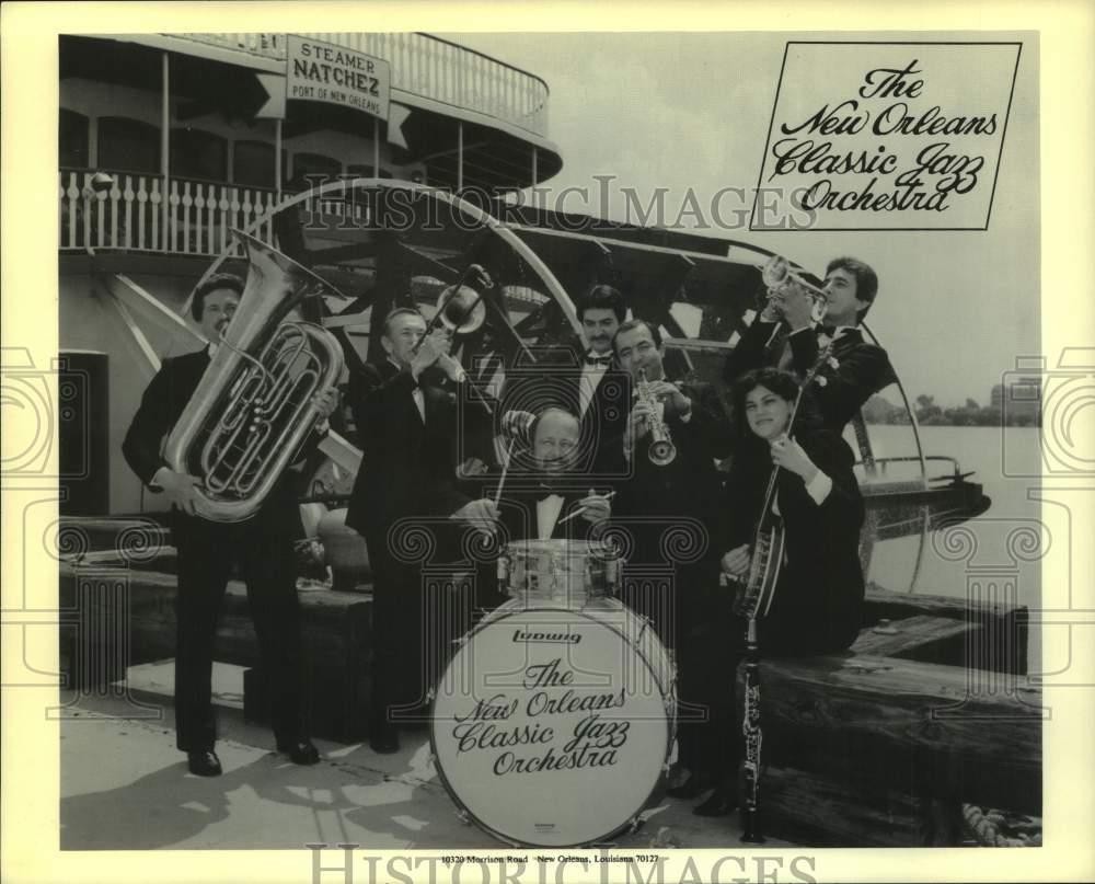 1987 Press Photo The New Orleans Classic Jazz Orchestra - nop69304