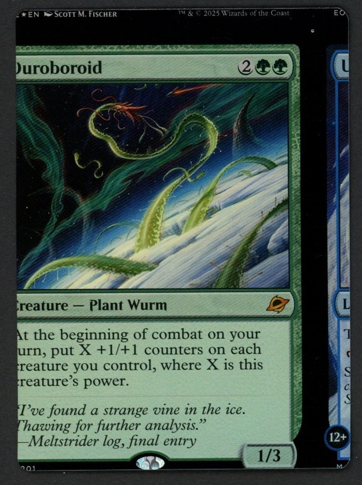 ***FOIL Ouroboroid NFC Miscut*** MTG Edge of Eternities Kid Icarus