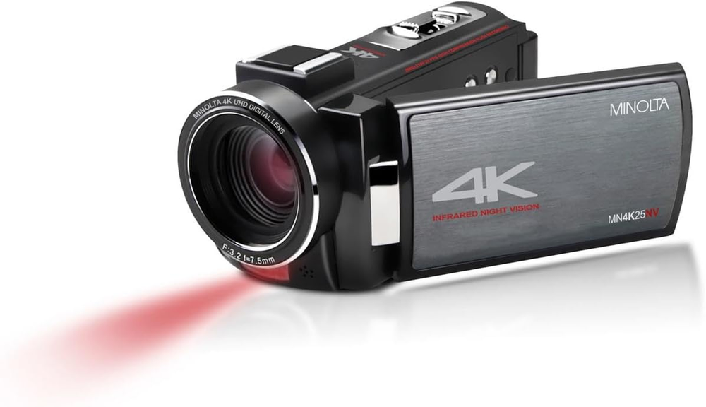 MN4K25NV 4K Ultra HD 30 MP Night Vision Camcorder (Black)