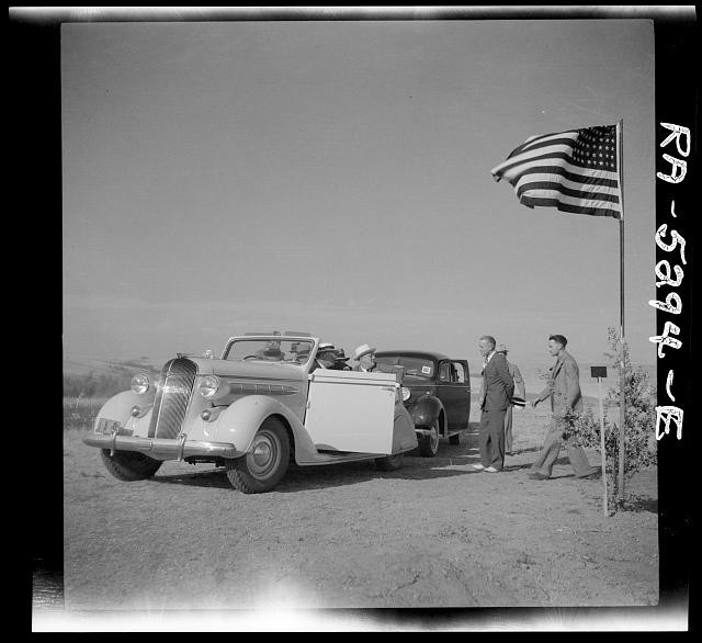 Photo:Bismarck North Dakota President Roosevelt Drought Tour 1936