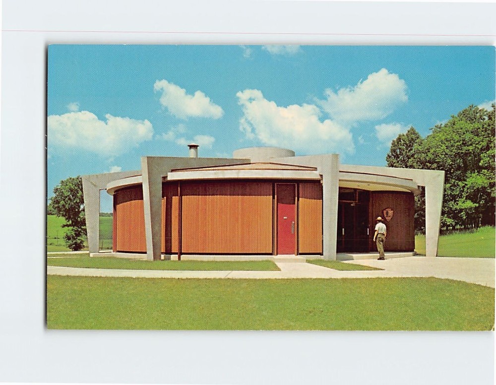 Postcard Fort Necessity Visitor Center Great Meadows Pennsylvania USA
