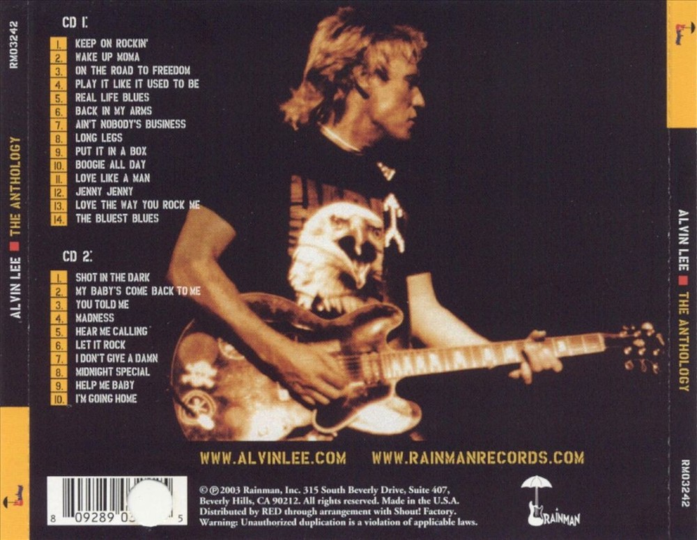 Alvin Lee (Rock) - Anthology New Cd
