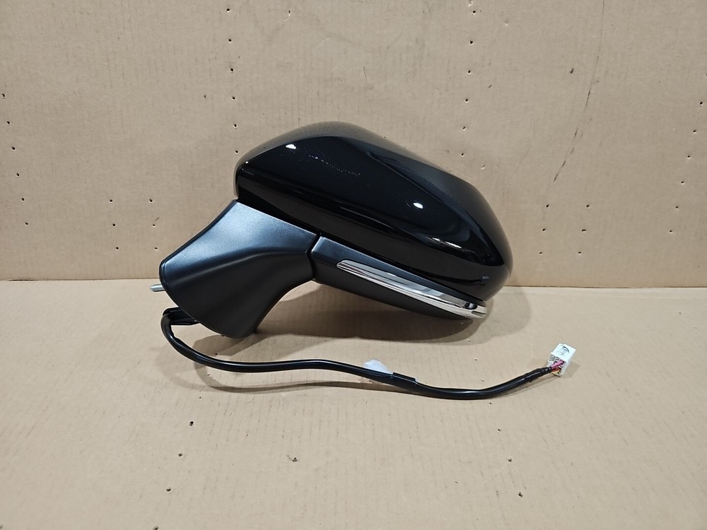 18-25 TOYOTA CAMRY OE LH DRIVER MIRROR HEATED BLIND SPOT MONITOR 87940-06840 #2