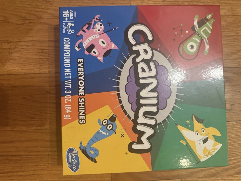 Cranium Board Game 2016 Hasbro Complete w/ Cards Timer Die (CLAY DRIED)