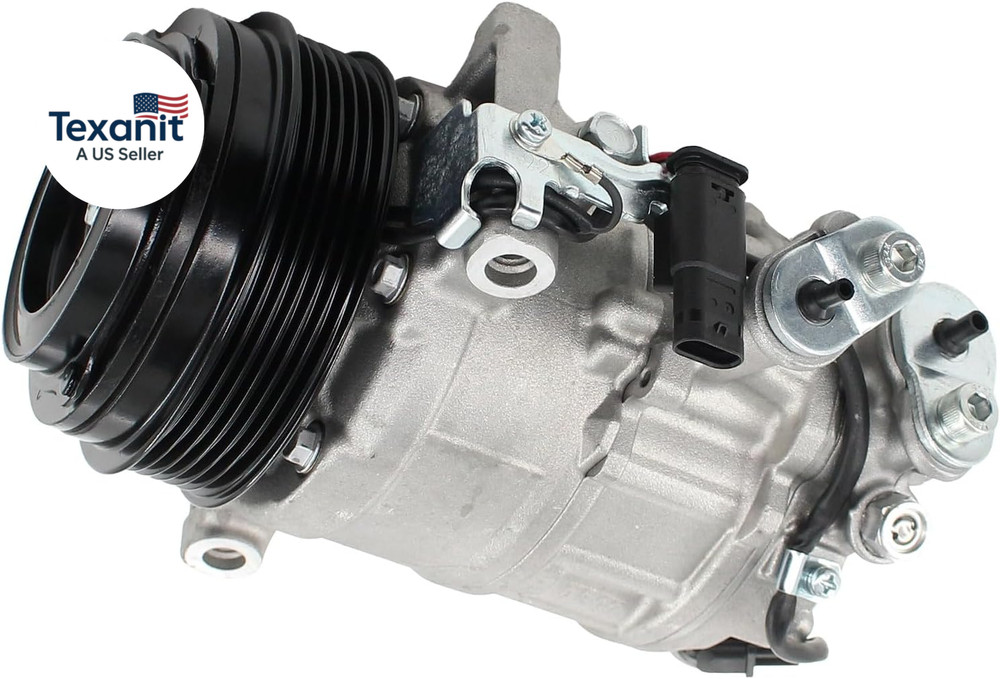 Air Conditioner A/C Compressor with Clutch for Mercedes-Benz C300 E300 GLC300 Me