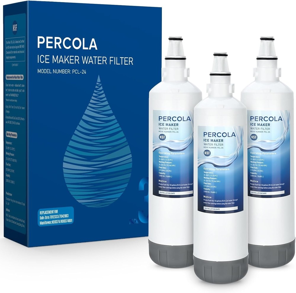 Sub-Zero & Manitowoc Ice Maker Water Filter Replacement 7012333 7042803 K00374