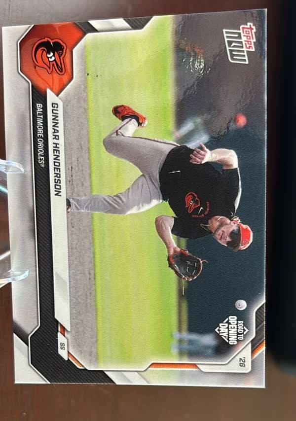 Topps Now Road To Opening Day #0D2 Gunnar Henderson