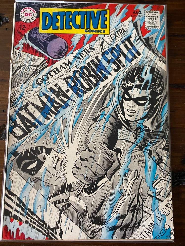 1968 BATMAN in DETECTIVE COMICS #378 6.0 FINE