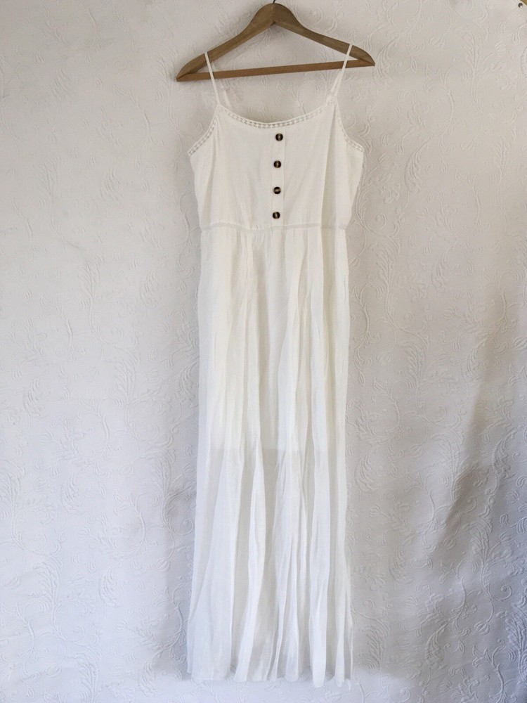 Say What Womens Sleeveless Maxi Dress Lined Size L NWT