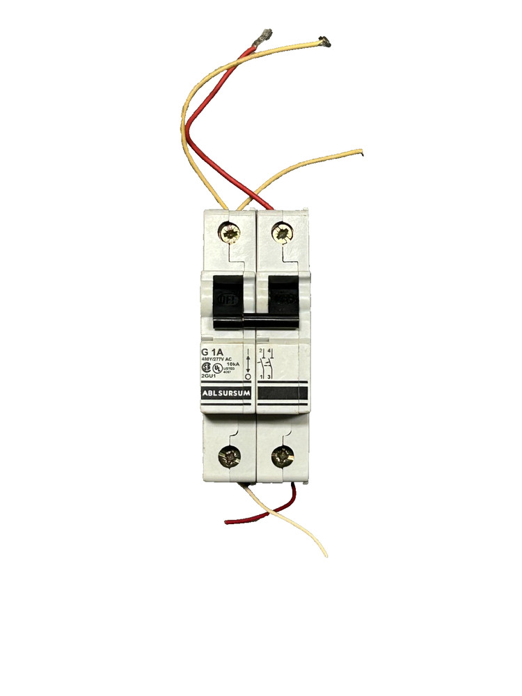 ABL Sursum 2GU1 Miniature Circuit Breaker 1A 2-Pole 480Y/277VAC