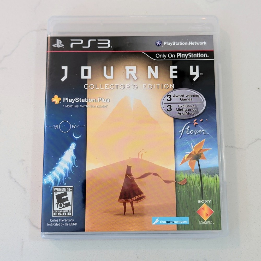 Journey Collector's Edition (PlayStation 3, 2012) No Inserts - Tested & Working